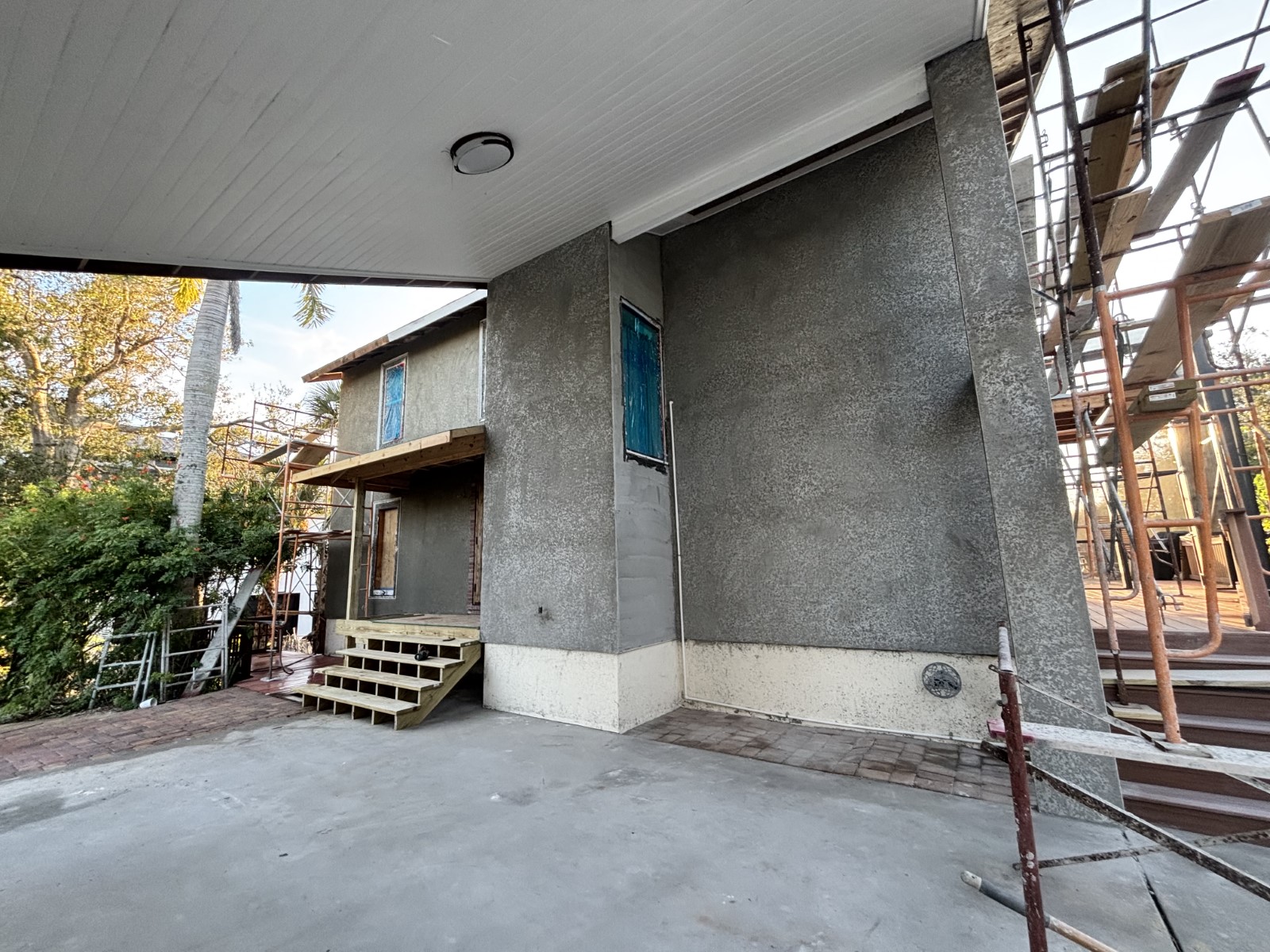 Stucco finish project